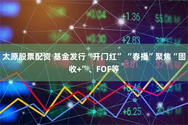 太原股票配资 基金发行“开门红” “春播”聚焦“固收+”、FOF等